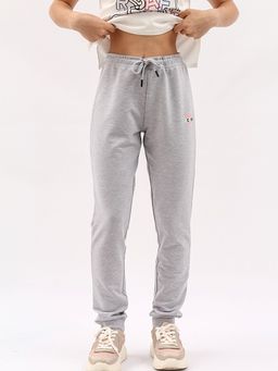 CRB wear/CWJG 70236-11 Брюки для девочки,светло-серый меланж/Ex.Cherubino