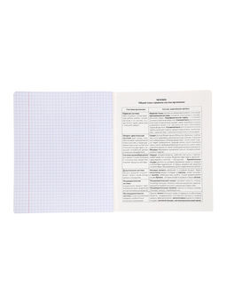 Комплект 12 предметных тетрадей 48 листов, справочная информация, 60 г, Пастель