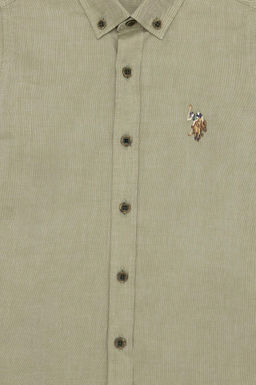 Erkek _ocuk Haki Uzun Kollu Basic G_mlek - U.s. polo assn фото 3