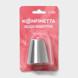 Цена за 2 шт. Насадка кондитерская KONFINETTA Вихрь, d=3.7 см, выход d=2 см, нержавеющая сталь  фото 6