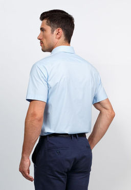 Сорочка мужская короткий рукав GREG 210/108/Z STRETCH  фото 10