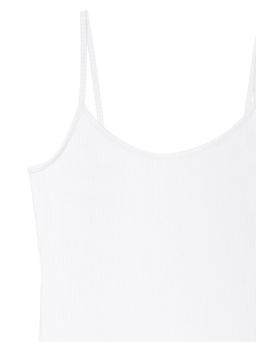 CONTE Легкий топ из вискозы на тонких бретелях LD 1121 white