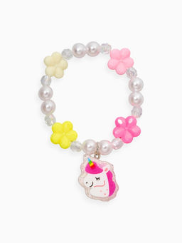 Цена за 2 шт. Набор детских браслетов «Выбражулька. Сердце и Единорог», 3 шт. d=7.5 см, силиконовый, разноцветный