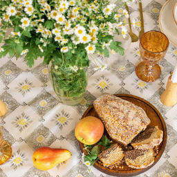 Скатерть «Доляна» Gray diamonds, 145×300 см