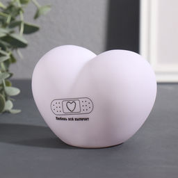 Фигурка светящаяся RISALUX Сердце. Пластырь, LED-ночник, 3хLR44, 8?11?7 см