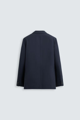 DOUBLE-BREASTED WOOL BLEND BLAZER - Zara фото 18