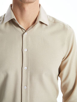 Slim Fit Uzun Kollu Arm?rl? Erkek G?mlek