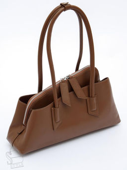 Сумка женская кожаная 6006L brown Polina&Eiterou  фото 4