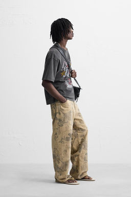 FADED PRINTED T-SHIRT - Zara фото 4