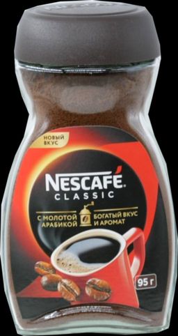 Nescafe. Classic с молотым 95 гр. стекл.банка РОССИЯ