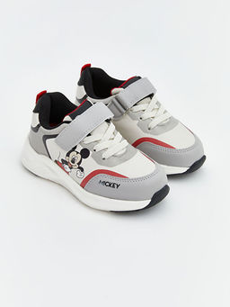 Mickey Mouse Bask?l? Erkek Bebek Spor Ayakkab?
