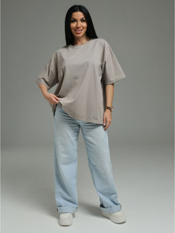 Анита-3 футболка женская (серо-бежевый)