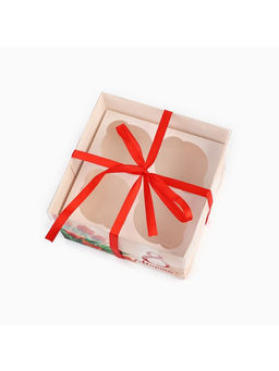 Цена за 5 шт. Коробка для капкейка 8 марта, 16?16?10 см