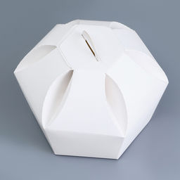Цена за 5 шт. Универсальная подарочная коробка складная, 10×10×13 см, белая