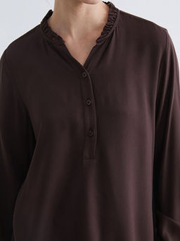 F?rf?rl? Ka??k Yaka Bluz