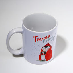 Кружка керамическая новогодняя Пингвинчик, 320 мл