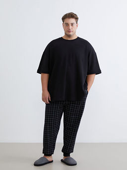 Standart Kal?p Ekose Erkek Pijama Alt