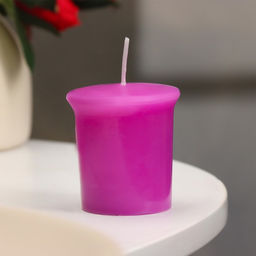 Цена за 3 шт. Свеча ароматическая Black Cherry, чёрная вишня, 5×4.5 см