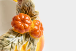 Конфетница, 21х21 см, керамика, оранжево-зеленая, Тыква, Bright pumpkin - Anna lafarg фото 6