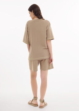 LSH25-1168 Шорты женские Тропикана (ЧЗ) - Clever wear фото 2