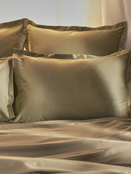 Комплект наволочек SL Home Олива, 5070+3 см, 2 шт., оливковый, сатин, хлопок 100% - Sima-land home фото 4