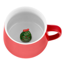 Кружка подарочная с фигуркой внутри Walmer Gift, 0.35 л, цвет красный