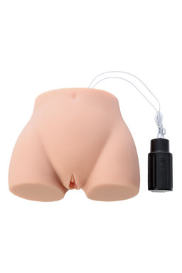 Мастурбатор реалистичный KOKOS Cherry с вибрацией и ротацией, TPR, телесный, 22 см  фото 2