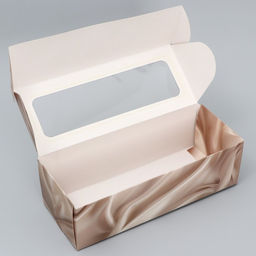 Цена за 5 шт. Кондитерская упаковка, коробка для кекса с окном, «Шёлк», 26 х 10 х 8 см