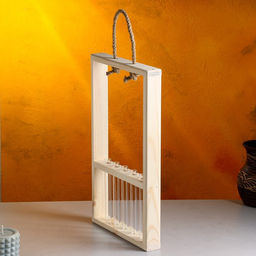 Подарочный ящик «Рамка», 26×5×40 см, деревянный, 5 колб