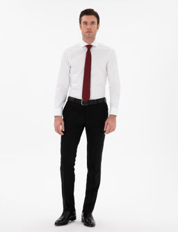 Beyaz Slim Fit _talyan Yaka Klasik G_mlek - Cacharel фото 4