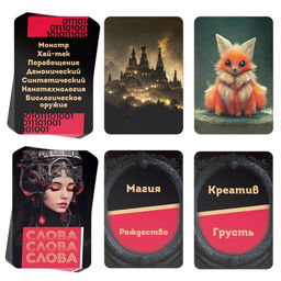Настольная игра на ассоциации Думай, как нейросеть, 150 карт, 10+ - Лас Играс фото 4