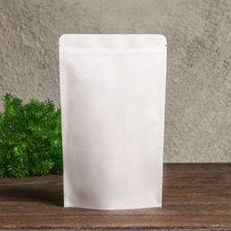 Цена за 50 шт. Пакет Zip-lock Крафт, белый, с прямоугольным окном 16 х 26 см