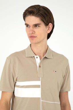 Мужская футболка светло-хаки - U.s. polo assn фото 2