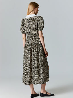 Платье миди женское приталенное с воротником - Mark formelle фото 2