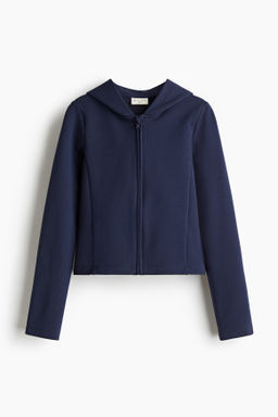 Chaqueta de deporte con capucha y cremallera