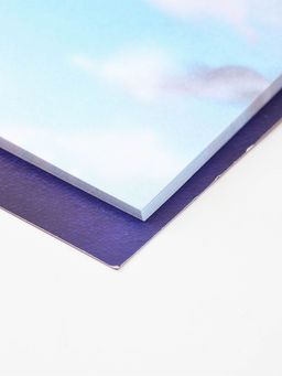 Подарочный набор, блок бумаги 30 л., ручка синяя паста 1.0 мм, 5 шт. наклеек «Настоящему герою»