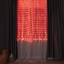 Умная гирлянда Занавес 2?2 м роса, IP20, серебристая нить, 400 LED, приложение, свечение RGB, USB - Luazon lighting фото 2
