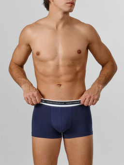 Цена за 2 штуки! Трусы боксеры мужские синие - Mark formelle фото 2