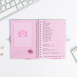 Анкета в твердой обложке на замочке А6 40 л Моя анкета - Artfox фото 19