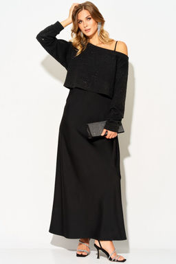 Платье LAIKONY 504-2 черный  фото 5