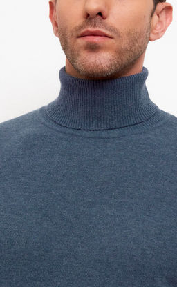 Водолазка F221-15128 d.grey melange - Fine joyce фото 6