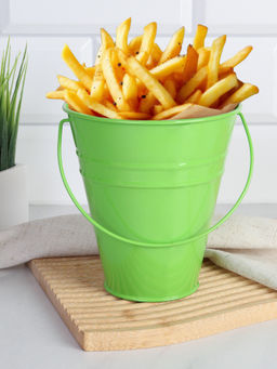 Ведерко для сервировки 12х13х6,5см / G-YW29841 /уп 144/ Зеленое - ГалеонТрейд фото 3