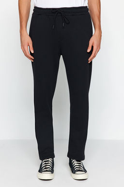 Siyah Regular/Normal Kesim Pamuklu Ac?k Paca Esofman Alt? TMNAW24EA00011