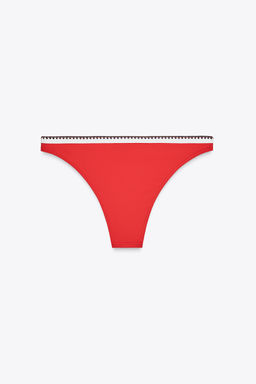 CONTRAST BIKINI BOTTOMS - Zara фото 10