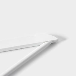 Плечики - вешалки для одежды LaDо́m Soft-Touch, 3 шт., деревянные, с перекладиной, широкие плечики, 44.5×23 см, белые