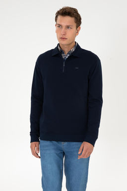 Erkek Lacivert Sweatshirt