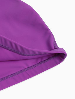 Шапочка для плавания детская ONLYTOP SWIM, тканевая, обхват 46-52 см, цвет фиолетовый