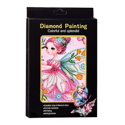 Мозаика алмазная "Маленькая фея" 15*20см