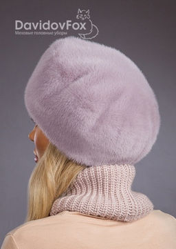 Шапка Берет экомех чертополох