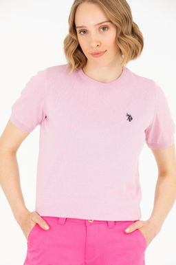 Свитер U.S. Polo Assn Магнолия с круглым вырезом из хлопка  фото 17